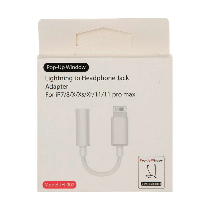 تبدیل لایتنینگ به جک 3.5mm مدل JH 002