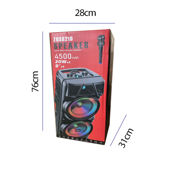 اسپیکر بلوتوثی قابل حمل مدل ZQS-8210