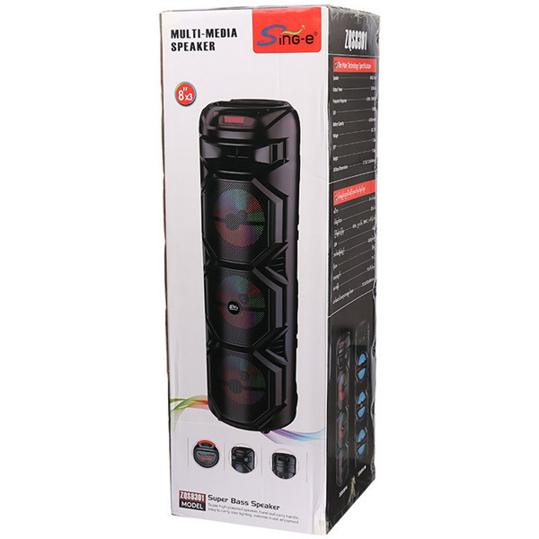 اسپیکر بلوتوثی قابل حمل مدل ZQS-8301