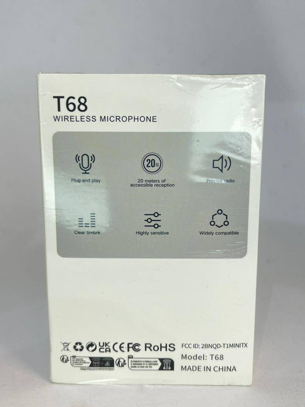 میکروفون بلوتوثی یقه ای مدل T68