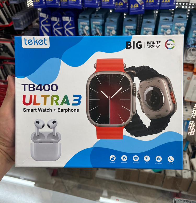 پک ساعت هوشمند TEKET مدل TB400 ULTRA3
