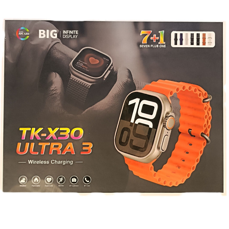 پک ساعت هوشمند TK-X30 ULTRA3