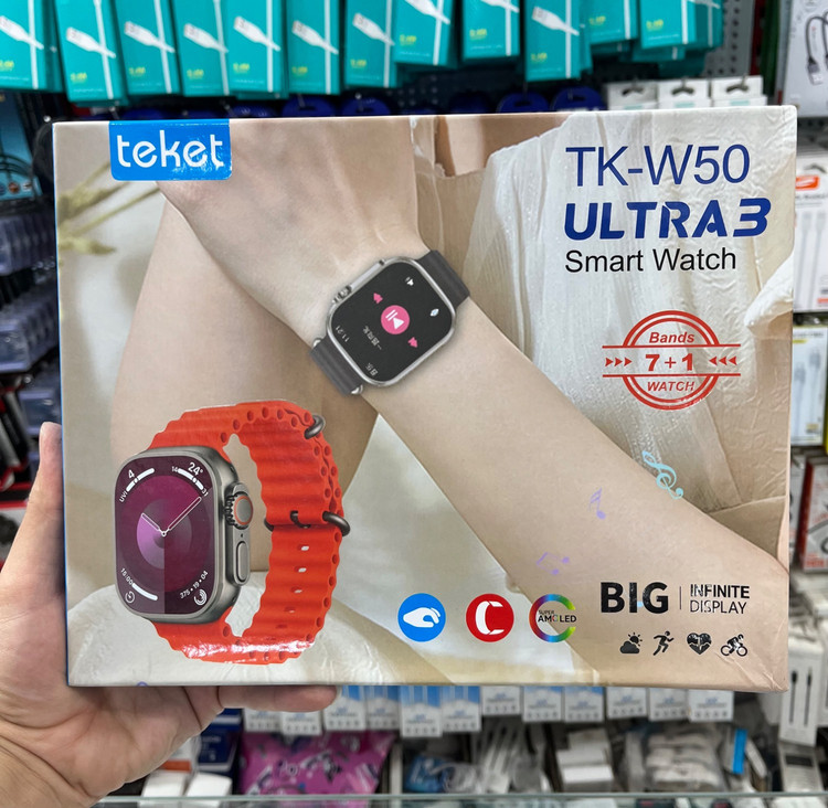 پک ساعت هوشمند TEKET مدل TK-W50 ULTRA3