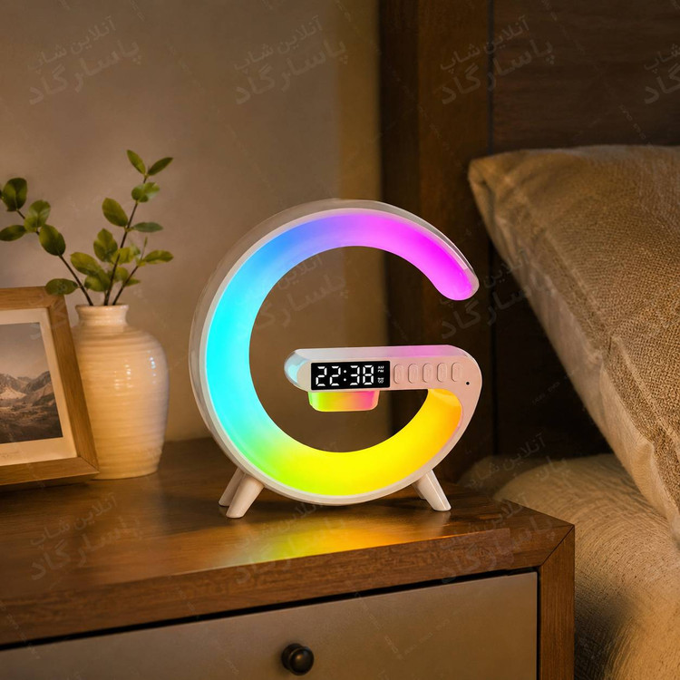 اسپیکر بلوتوثی و شارژر وایرلس مدل G63