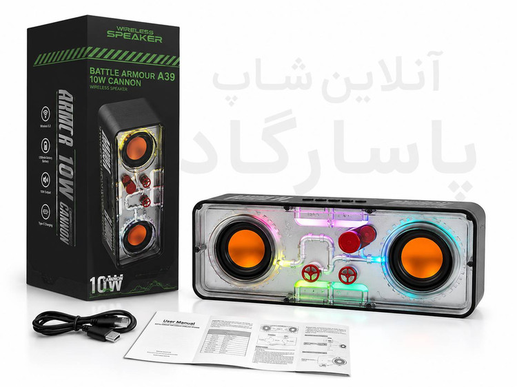 اسپیکر بلوتوثی قابل حمل مدل ARMOR A39 اصلی