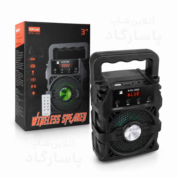 اسپیکر بلوتوثی قابل حمل 3 اینچ KBROAD مدل KTS-1093