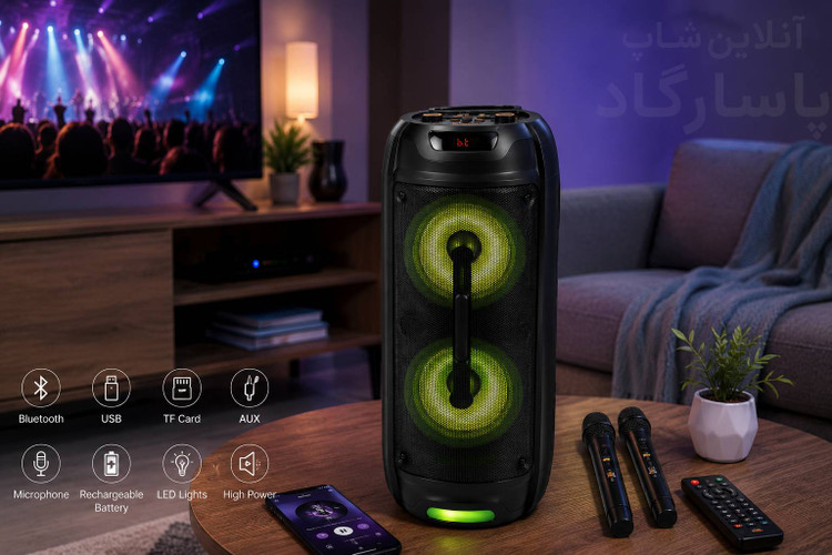 اسپیکر بلوتوثی قابل حمل ZQS-8270