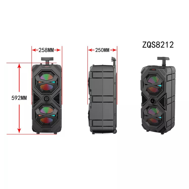 اسپیکر بلوتوثی قابل حمل چمدانی SING-E مدل ZQS8212