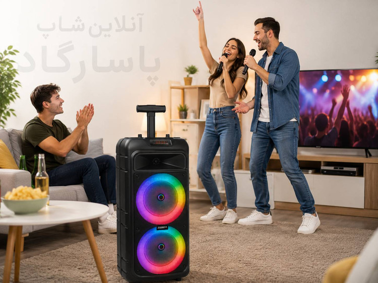 اسپیکر بلوتوثی قابل حمل چمدانی SING-E مدل ZQS8211