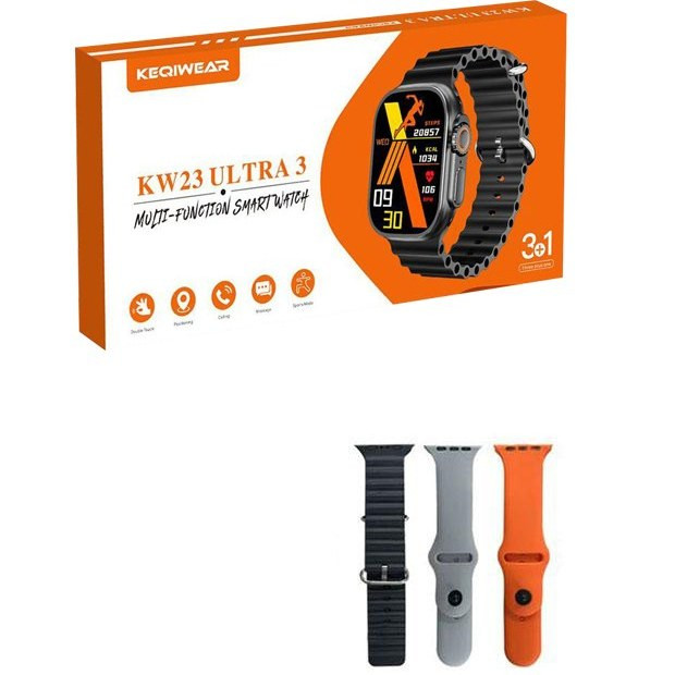 ساعت هوشمند KEQIWEAR مدل KW23 ULTRA3