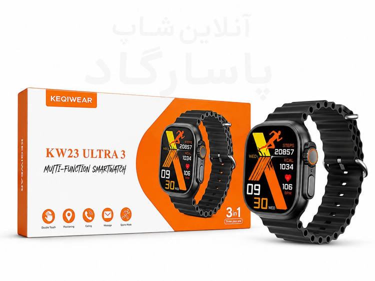 ساعت هوشمند KEQIWEAR مدل KW23 ULTRA3