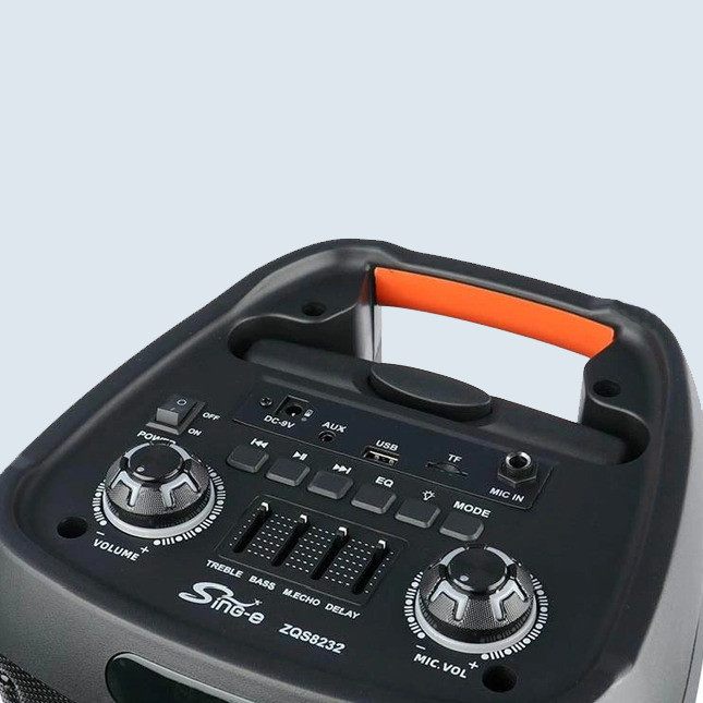 اسپیکر بلوتوثی چمدانی قابل حمل SING-E مدل ZQS8232