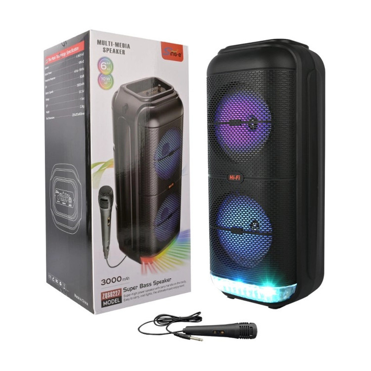 اسپیکر بلوتوثی قابل حمل SING-E مدل ZQS6227