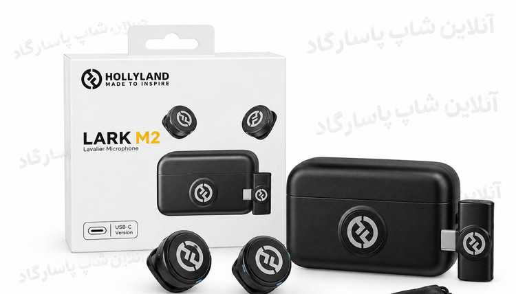 میکروفون یقه ای بی سیم هالی لند مدل LARK M2